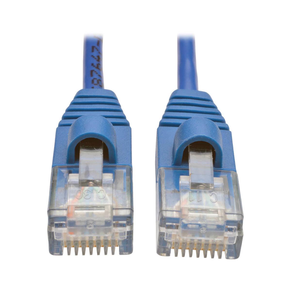 Tripp Lite N001-S05-Bl Cat5E 350 Mhz Snagless Molded Slim (Utp) Ethernet Cable (Rj45 M/M) - Blue, 5 Ft. (1.52 M)