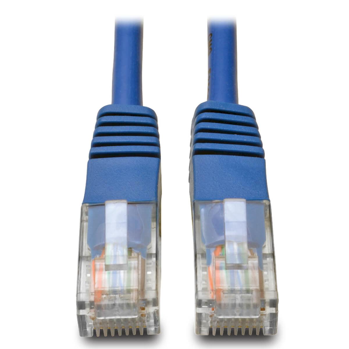 Tripp Lite N002-001-Bl Cat5E 350 Mhz Molded (Utp) Ethernet Cable (Rj45 M/M) - Blue, 1 Ft. (0.31 M)