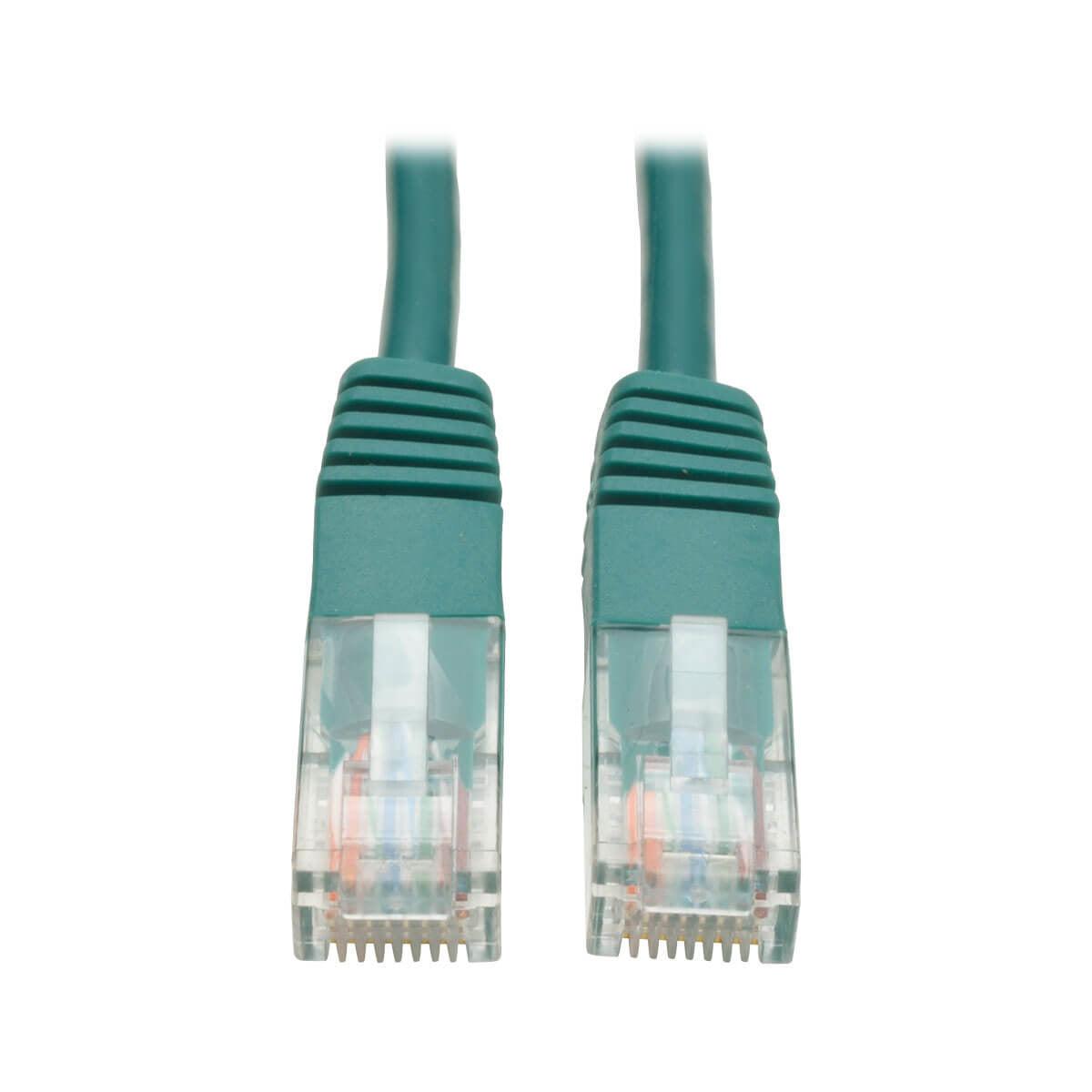 Tripp Lite N002-001-Gn Cat5E 350 Mhz Molded (Utp) Ethernet Cable (Rj45 M/M) - Green, 1 Ft. (0.31 M)