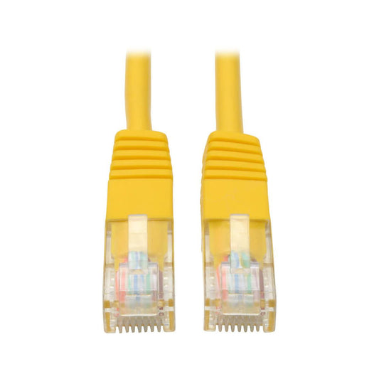 Tripp Lite N002-001-Yw Cat5E 350 Mhz Molded (Utp) Ethernet Cable (Rj45 M/M) - Yellow, 1 Ft. (0.31 M)