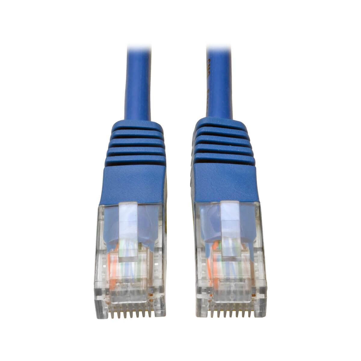 Tripp Lite N002-002-Bl Cat5E 350 Mhz Molded (Utp) Ethernet Cable (Rj45 M/M) - Blue, 2 Ft. (0.61 M)