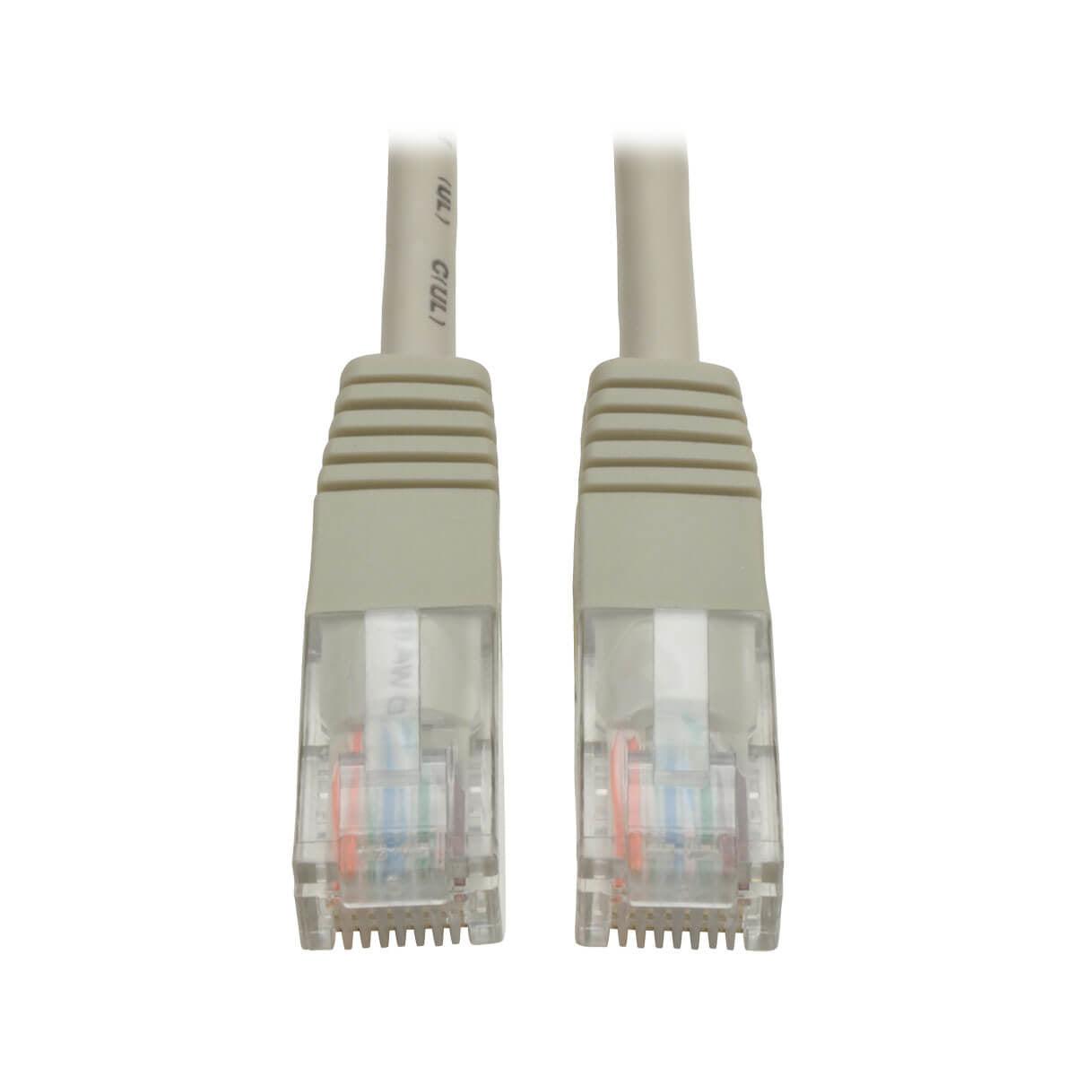 Tripp Lite N002-004-Gy Cat5E 350 Mhz Molded (Utp) Ethernet Cable (Rj45 M/M) - Gray, 4 Ft. (1.22 M)