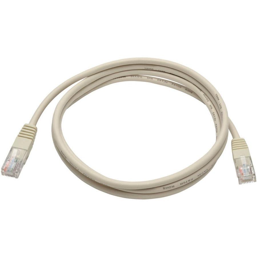 Tripp Lite N002-005-Wh Cat5E 350 Mhz Molded (Utp) Ethernet Cable (Rj45 M/M) - White, 5 Ft. (1.52 M)