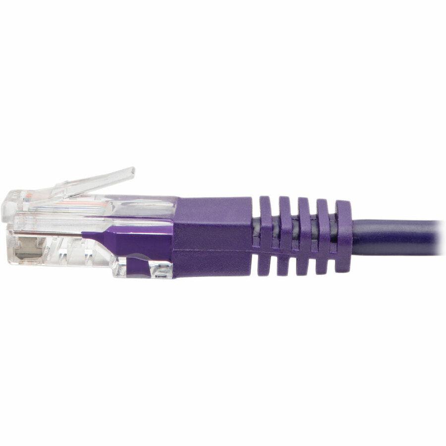 Tripp Lite N002-006-Pu Cat5E 350 Mhz Molded (Utp) Ethernet Cable (Rj45 M/M) - Purple, 6 Ft. (1.83 M)