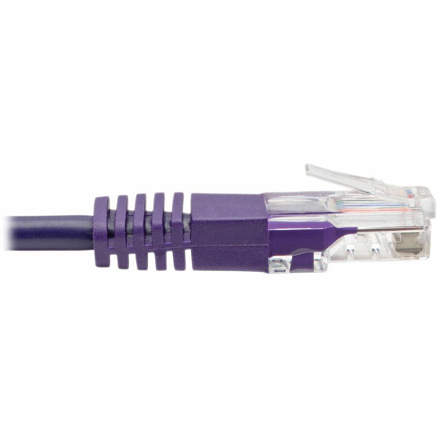 Tripp Lite N002-006-Pu Cat5E 350 Mhz Molded (Utp) Ethernet Cable (Rj45 M/M) - Purple, 6 Ft. (1.83 M)