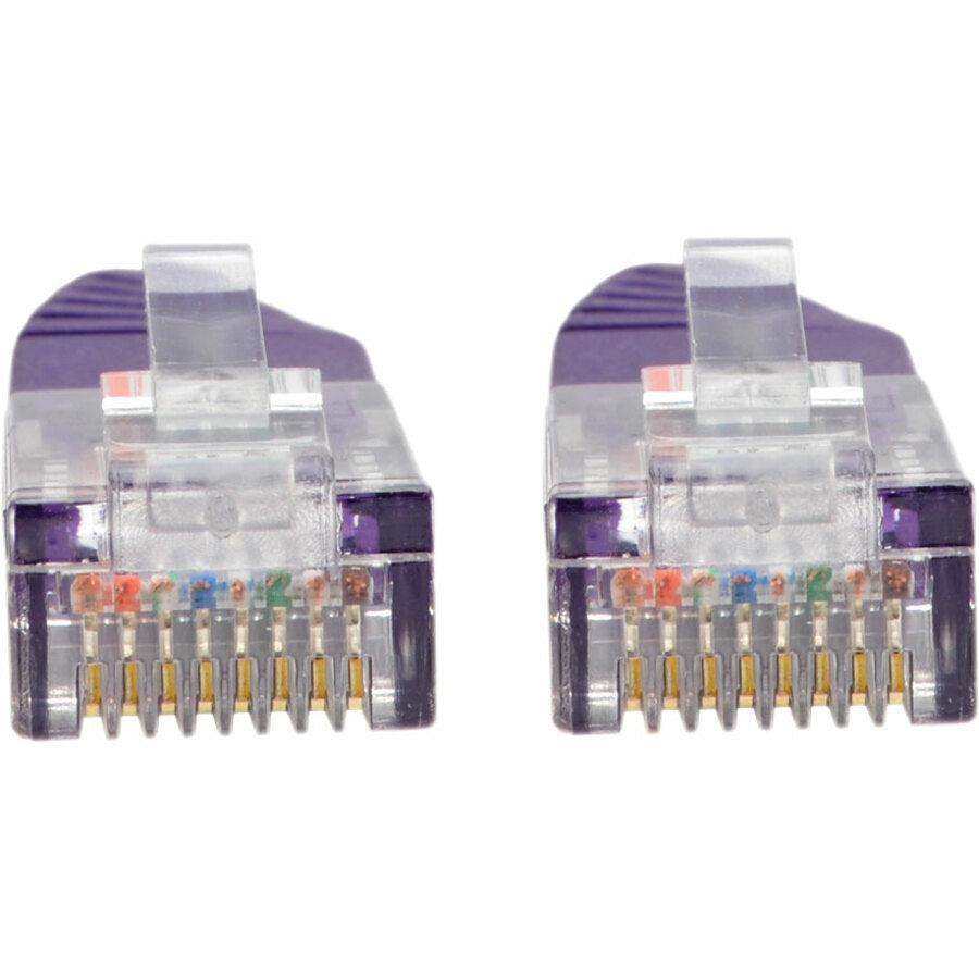 Tripp Lite N002-006-Pu Cat5E 350 Mhz Molded (Utp) Ethernet Cable (Rj45 M/M) - Purple, 6 Ft. (1.83 M)