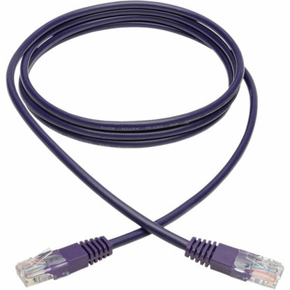 Tripp Lite N002-006-Pu Cat5E 350 Mhz Molded (Utp) Ethernet Cable (Rj45 M/M) - Purple, 6 Ft. (1.83 M)