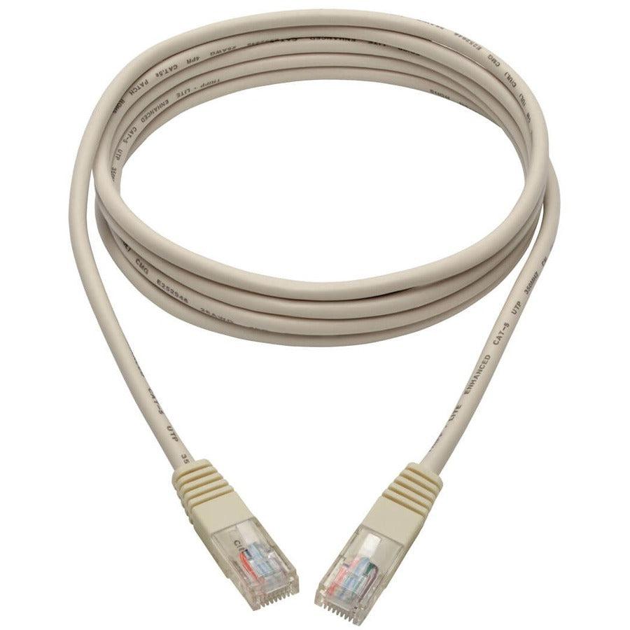 Tripp Lite N002-007-Wh Cat5E 350 Mhz Molded (Utp) Ethernet Cable (Rj45 M/M) - White, 7 Ft. (2.13 M)