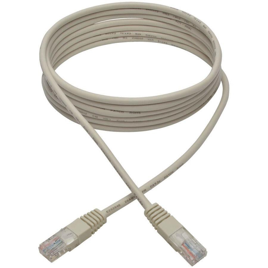 Tripp Lite N002-010-Wh Cat5E 350 Mhz Molded (Utp) Ethernet Cable (Rj45 M/M) - White, 10 Ft. (3.05 M)