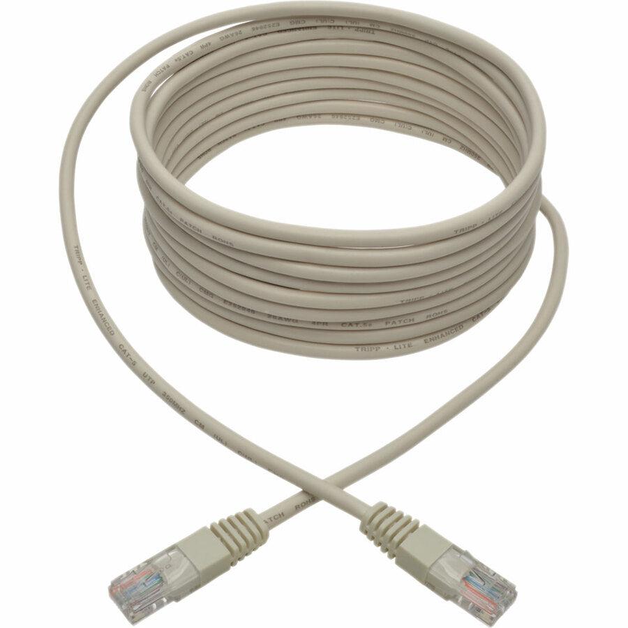 Tripp Lite N002-015-Wh Cat5E 350 Mhz Molded (Utp) Ethernet Cable (Rj45 M/M) - White, 15 Ft. (4.57 M)