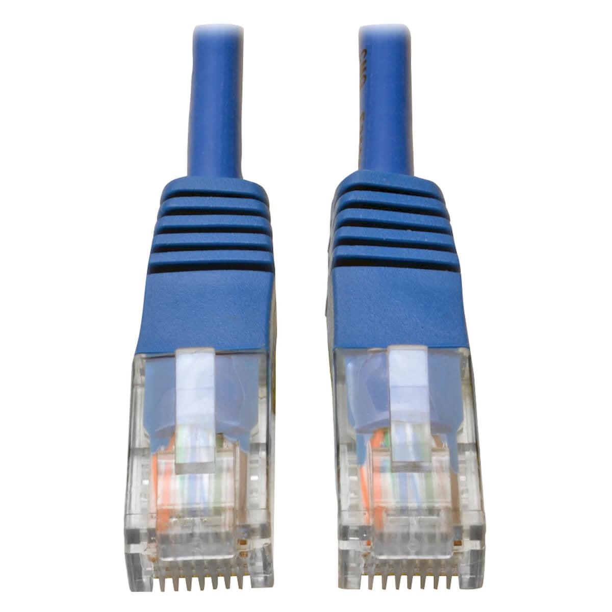 Tripp Lite N002-030-Bl Cat5E 350 Mhz Molded (Utp) Ethernet Cable (Rj45 M/M) - Blue, 30 Ft. (9.14 M)