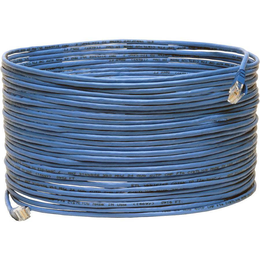 Tripp Lite N003-075-Bl-P Cat5E 350 Mhz Snagless (Utp) Ethernet Cable (Rj45 M/M ) - Plenum Rated, Blue, 75 Ft. (22.86 M)