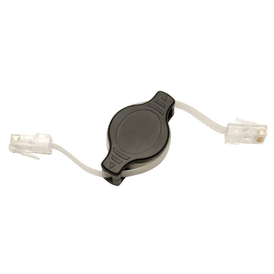 Tripp Lite N009-004-R Cat5E Retractable (Utp) Ethernet Cable (Rj45 M/M) - Black, 4 Ft. (1.22 M)