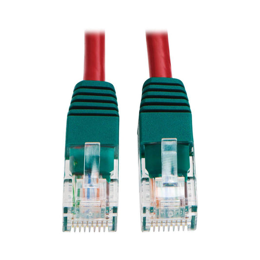 Tripp Lite N010-010-Rd Cat5E 350 Mhz Crossover Molded (Utp) Ethernet Cable (Rj45 M/M) - Red, 10 Ft. (3.05 M)