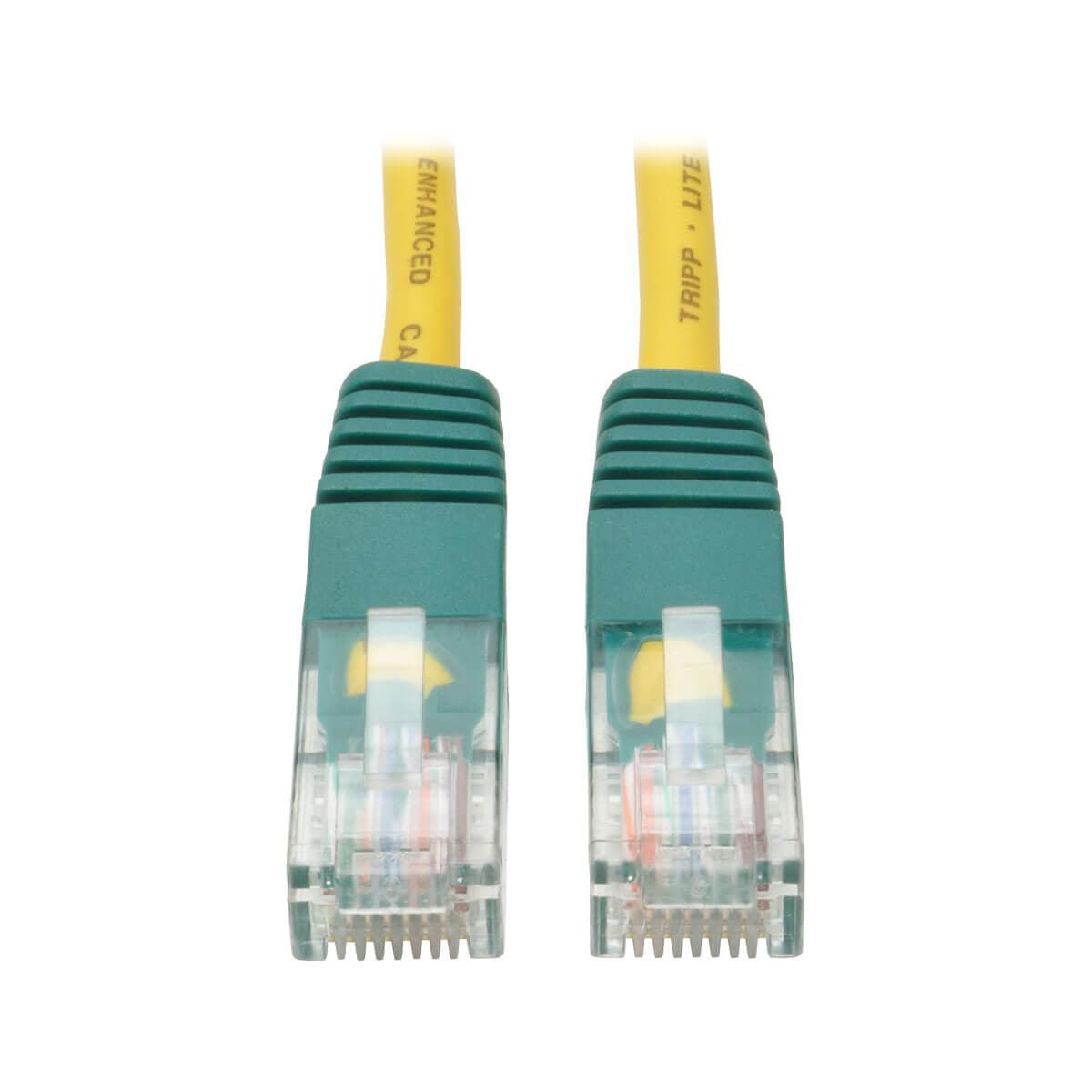 Tripp Lite N010-010-Yw Cat5E 350 Mhz Crossover Molded (Utp) Ethernet Cable (Rj45 M/M) - Yellow, 10 Ft. (3.05 M)