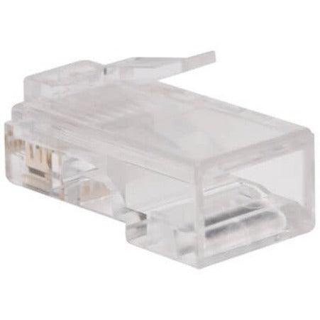 Tripp Lite N030-100-Fl Rj45 Plugs For Flat Solid / Stranded Conductor Cable, 100-Pack