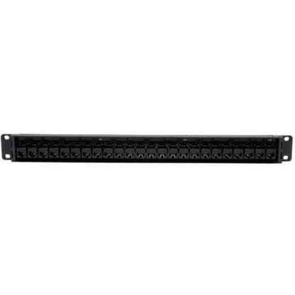 Tripp Lite N054-024 24-Port 1U Rack-Mount Cat5E Feedthrough Patch Panel, Rj45 Ethernet, Taa