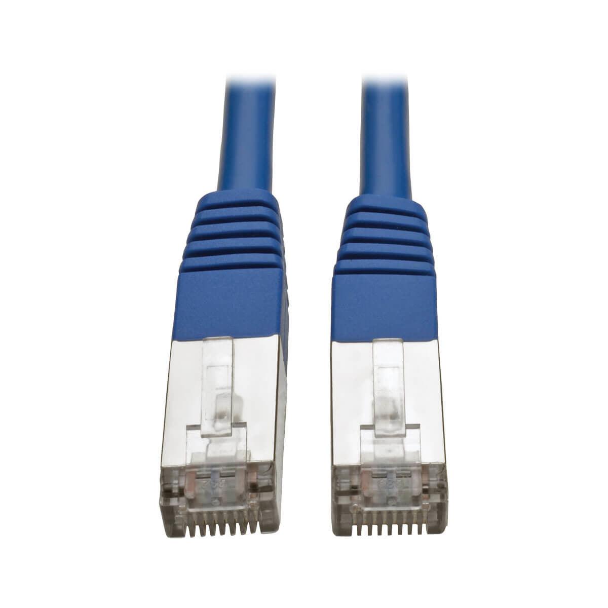 Tripp Lite N105-003-Bl Cat5E 350 Mhz Molded Shielded (Stp) Ethernet Cable (Rj45 M/M) - Blue, 3 Ft. (0.91 M)