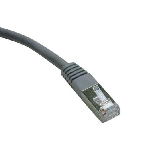 Tripp Lite N125-025-Gy Cat6 Gigabit Molded Shielded (Ftp) Ethernet Cable (Rj45 M/M), Gray, 25 Ft. (7.62 M)