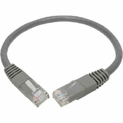 Tripp Lite N200-001-Gy Cat6 Gigabit Molded (Utp) Ethernet Cable (Rj45 M/M), Gray, 1 Ft. (0.31 M)