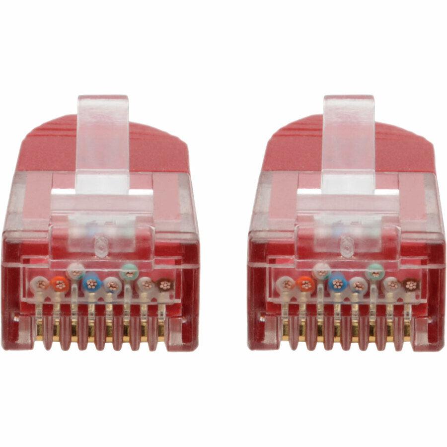 Tripp Lite N200-001-Rd Cat6 Gigabit Molded (Utp) Ethernet Cable (Rj45 M/M), Red, 1 Ft. (0.31 M)