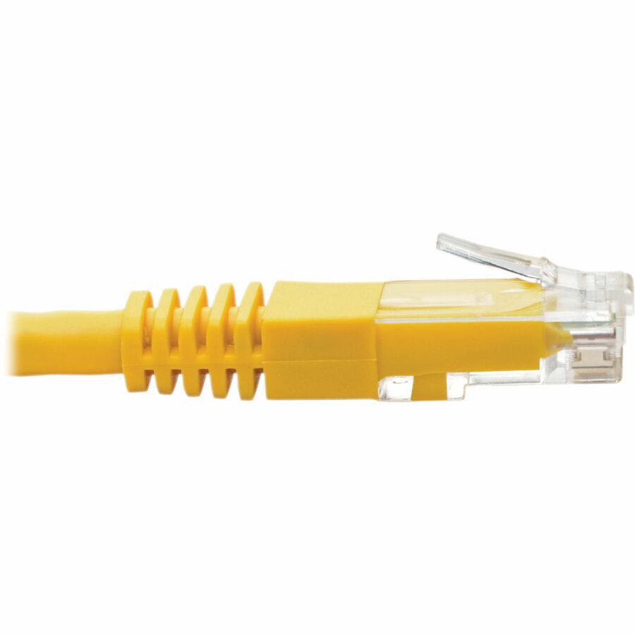 Tripp Lite N200-001-Yw Cat6 Gigabit Molded (Utp) Ethernet Cable (Rj45 M/M), Yellow, 1 Ft. (0.31 M)