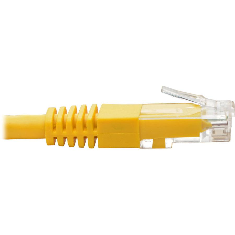 Tripp Lite N200-002-Yw Cat6 Gigabit Molded (Utp) Ethernet Cable (Rj45 M/M), Yellow, 2 Ft. (0.61 M)