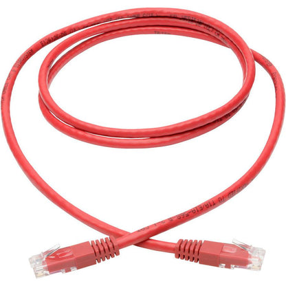 Tripp Lite N200-005-Rd Cat6 Gigabit Molded (Utp) Ethernet Cable (Rj45 M/M), Red, 5 Ft. (1.52 M)