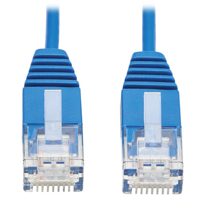 Tripp Lite N200-Ur01-Bl Cat6 Gigabit Molded Ultra-Slim Utp Ethernet Cable (Rj45 M/M), Blue, 1 Ft. (0.31 M)