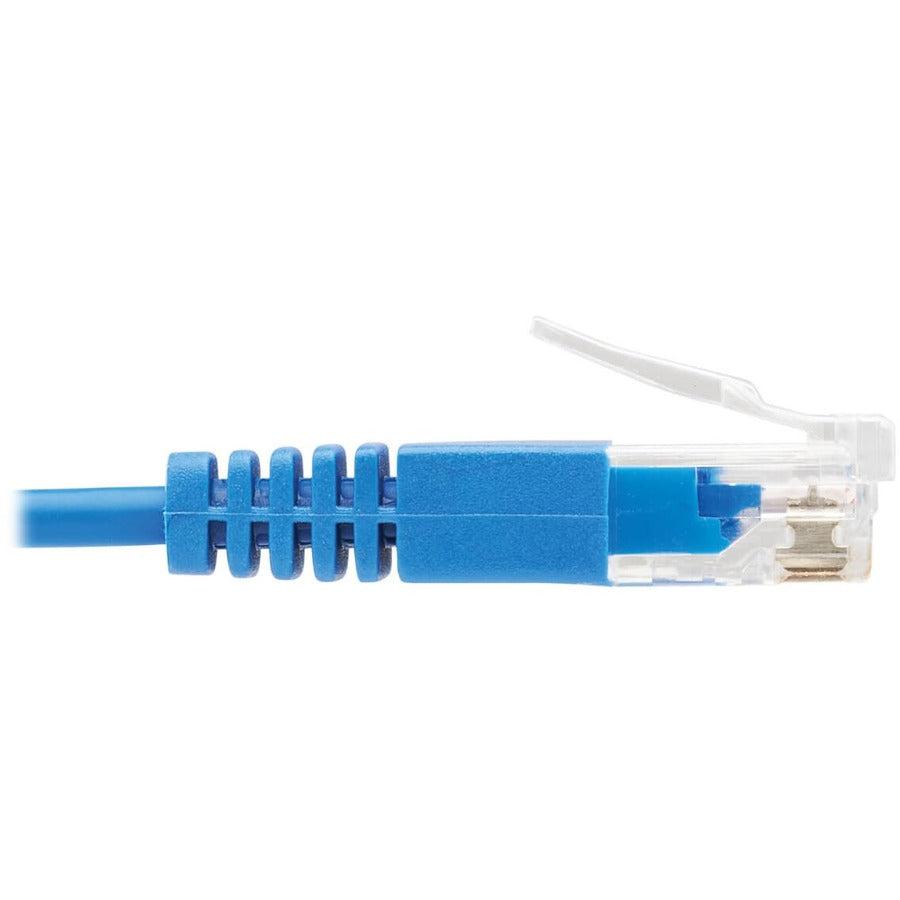 Tripp Lite N200-Ur01-Bl Cat6 Gigabit Molded Ultra-Slim Utp Ethernet Cable (Rj45 M/M), Blue, 1 Ft. (0.31 M)