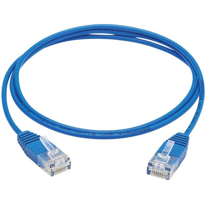 Tripp Lite N200-Ur03-Bl Cat6 Gigabit Molded Ultra-Slim Utp Ethernet Cable (Rj45 M/M), Blue, 3 Ft. (0.91 M)