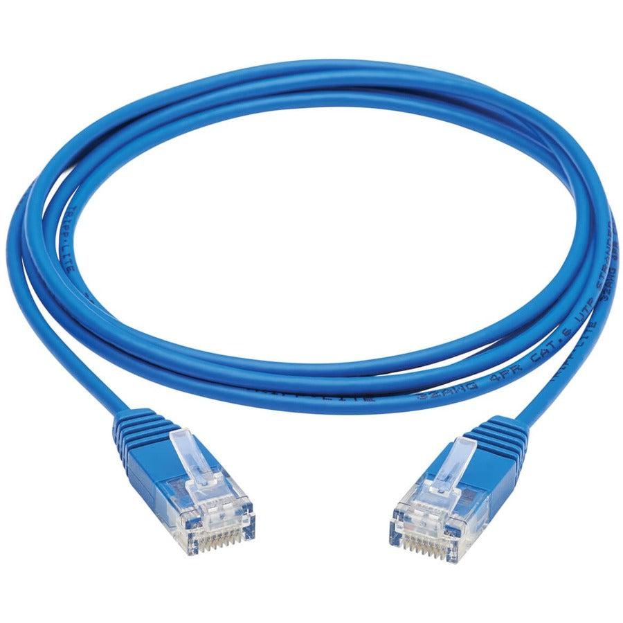 Tripp Lite N200-Ur05-Bl Cat6 Gigabit Molded Ultra-Slim Utp Ethernet Cable (Rj45 M/M), Blue, 5 Ft. (1.52 M)