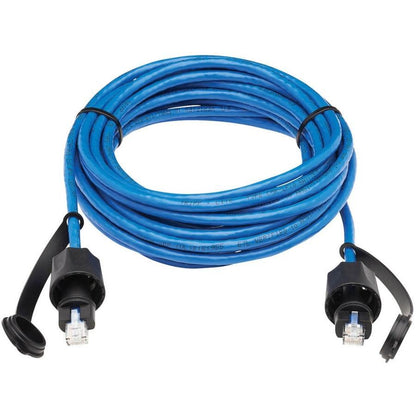 Tripp Lite N200P-023Bl-Ind Industrial Cat6 Utp Ethernet Cable (Rj45 M/M), 100W Poe, Cmr-Lp, Ip68, Blue, 23 Ft. (7.01 M)