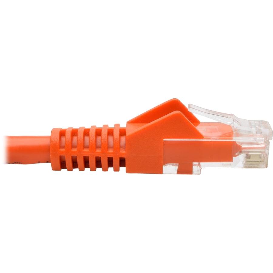 Tripp Lite N201-001-Or Cat6 Gigabit Snagless Molded (Utp) Ethernet Cable (Rj45 M/M), Orange, 1 Ft. (0.31 M)