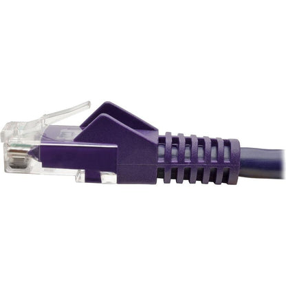 Tripp Lite N201-002-Pu Cat6 Gigabit Snagless Molded (Utp) Ethernet Cable (Rj45 M/M), Purple, 2 Ft. (0.61 M)