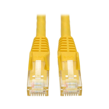 Tripp Lite N201-002-Yw Cat6 Gigabit Snagless Molded (Utp) Ethernet Cable (Rj45 M/M), Yellow, 2 Ft. (0.61 M)