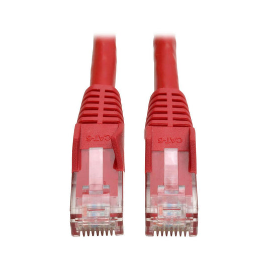 Tripp Lite N201-003-Rd Cat6 Gigabit Snagless Molded (Utp) Ethernet Cable (Rj45 M/M), Red, 3 Ft. (0.91 M)