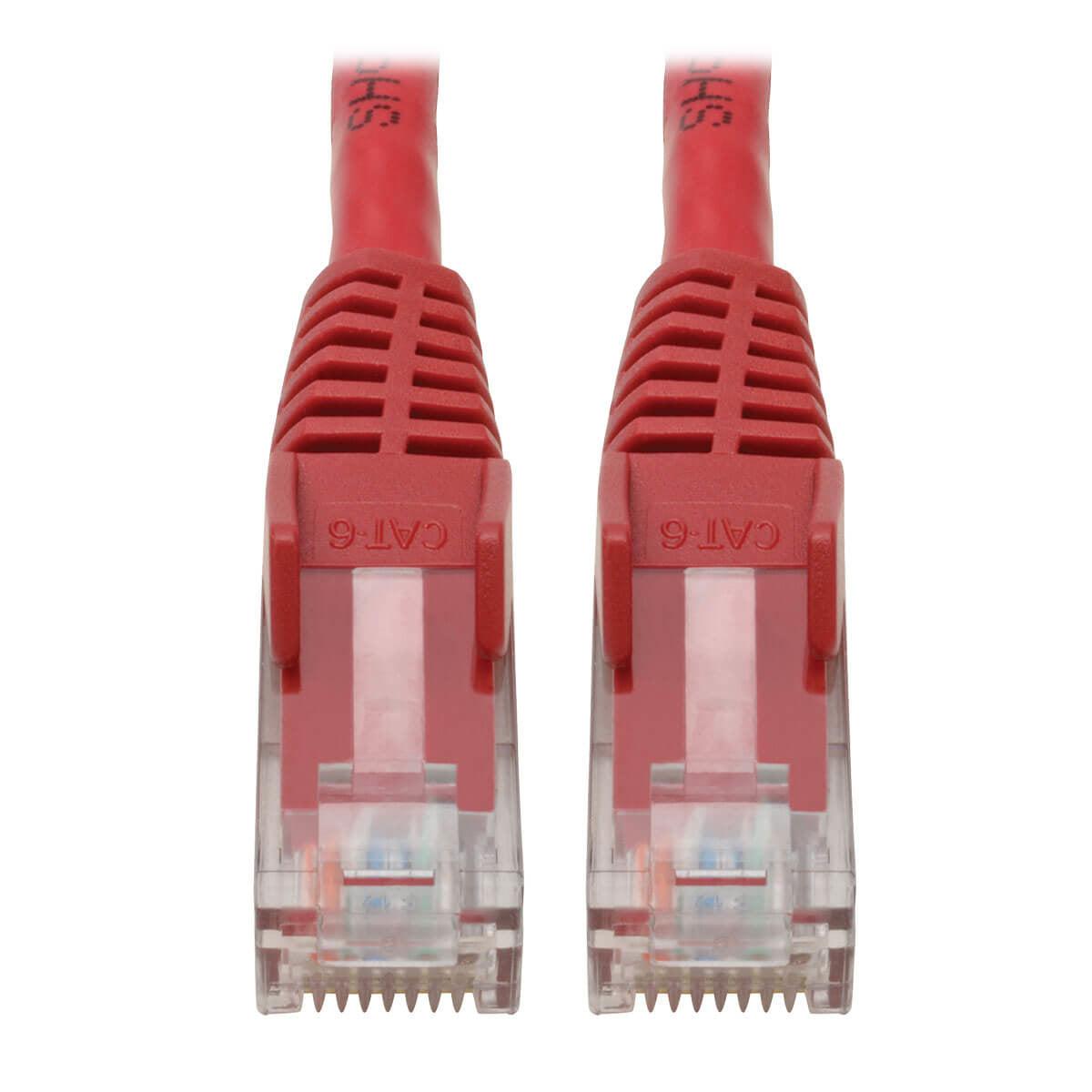 Tripp Lite N201-004-Rd Cat6 Gigabit Snagless Molded (Utp) Ethernet Cable (Rj45 M/M), Red, 4 Ft. (1.22 M)