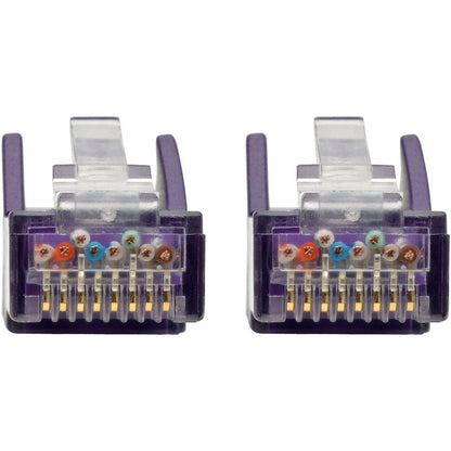 Tripp Lite N201-020-Pu Cat6 Gigabit Snagless Molded (Utp) Ethernet Cable (Rj45 M/M), Purple, 20 Ft. (6.09 M)