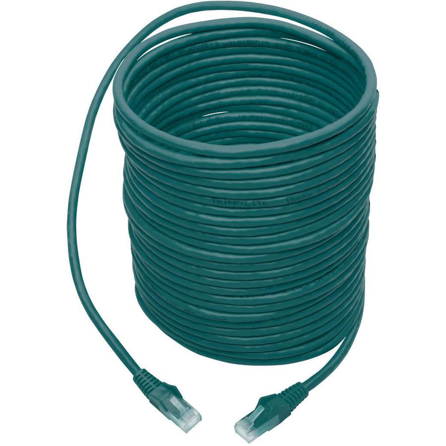 Tripp Lite N201-035-Gn Cat6 Gigabit Snagless Molded (Utp) Ethernet Cable (Rj45 M/M), Green, 35 Ft. (10.67 M)