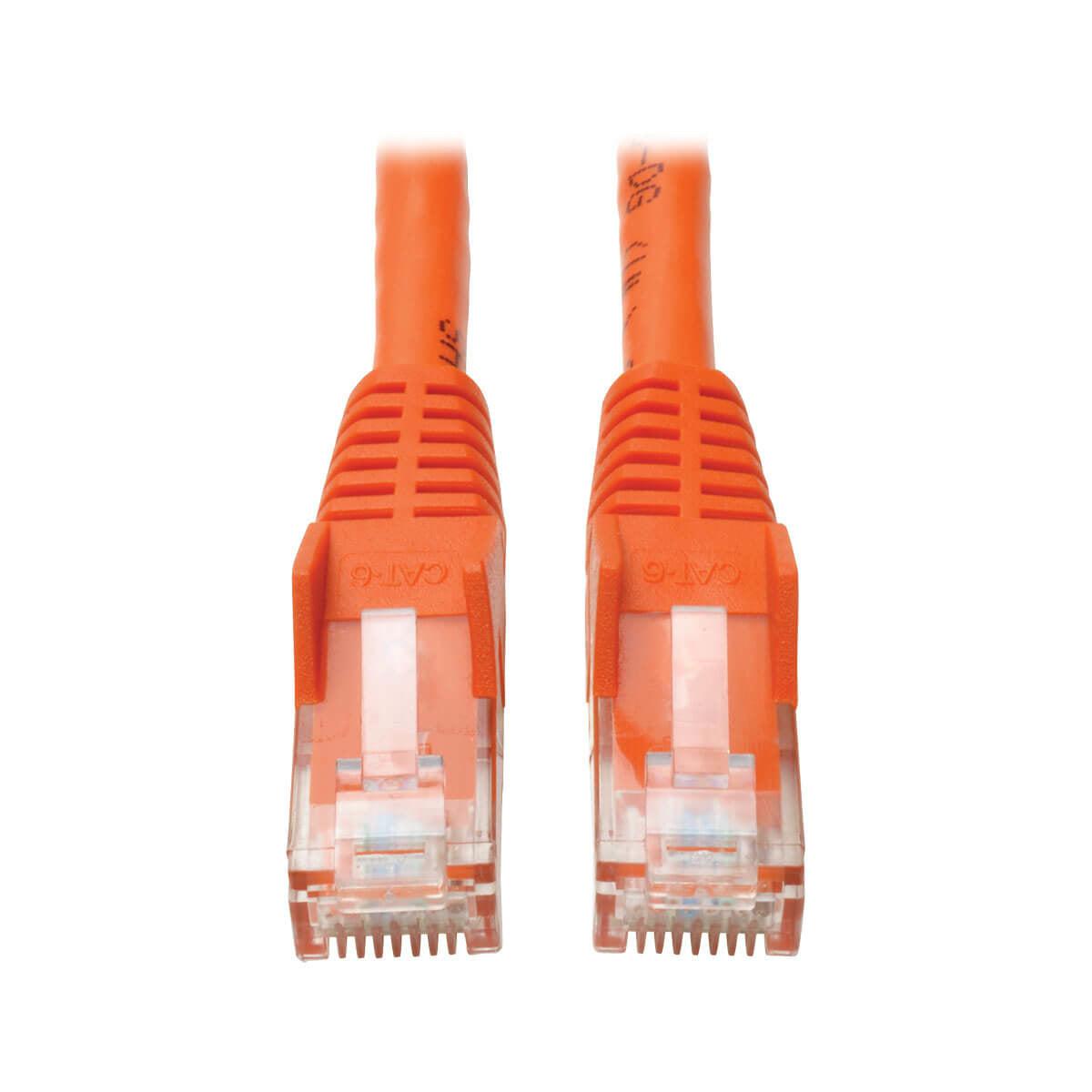 Tripp Lite N201-035-Or Cat6 Gigabit Snagless Molded (Utp) Ethernet Cable (Rj45 M/M), Orange, 35 Ft. (10.67 M)