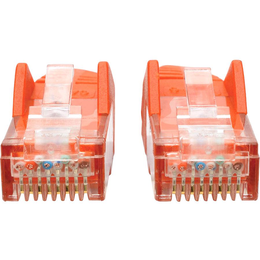 Tripp Lite N201-035-Or Cat6 Gigabit Snagless Molded (Utp) Ethernet Cable (Rj45 M/M), Orange, 35 Ft. (10.67 M)