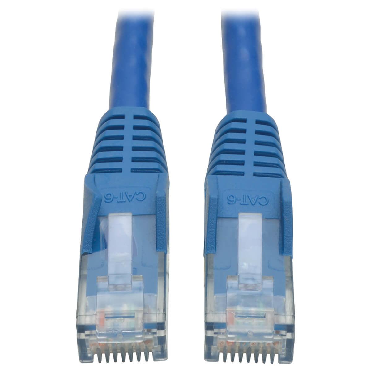 Tripp Lite N201-050-Bl Cat6 Gigabit Snagless Molded (Utp) Ethernet Cable (Rj45 M/M), Blue, 50 Ft. (15.24 M)