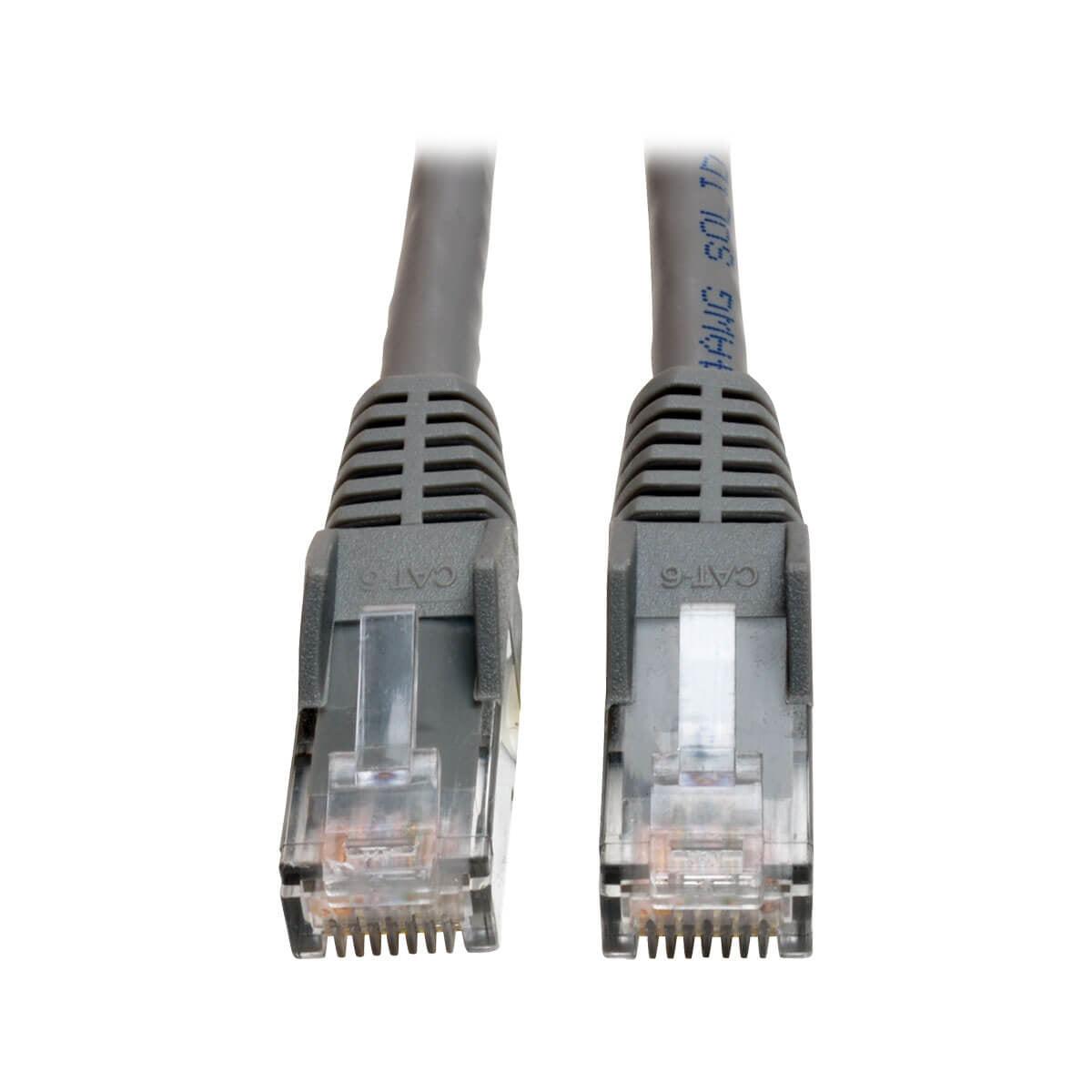 Tripp Lite N201-050-Gy-P Cat6 Gigabit Snagless Molded Plenum-Rated (Utp) Ethernet Cable, (Rj45 M/M), Gray, 50 Ft. (15.24 M)