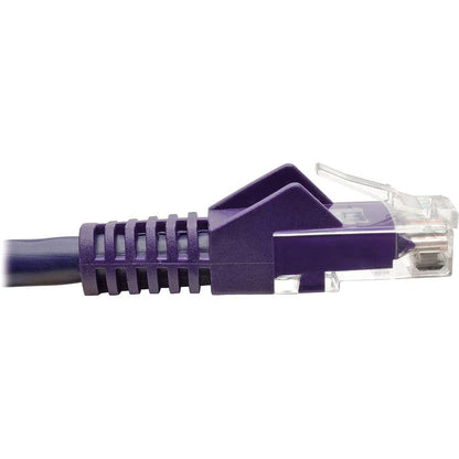 Tripp Lite N201-050-Pu Cat6 Gigabit Snagless Molded (Utp) Ethernet Cable (Rj45 M/M), Purple, 50 Ft. (15.24 M)