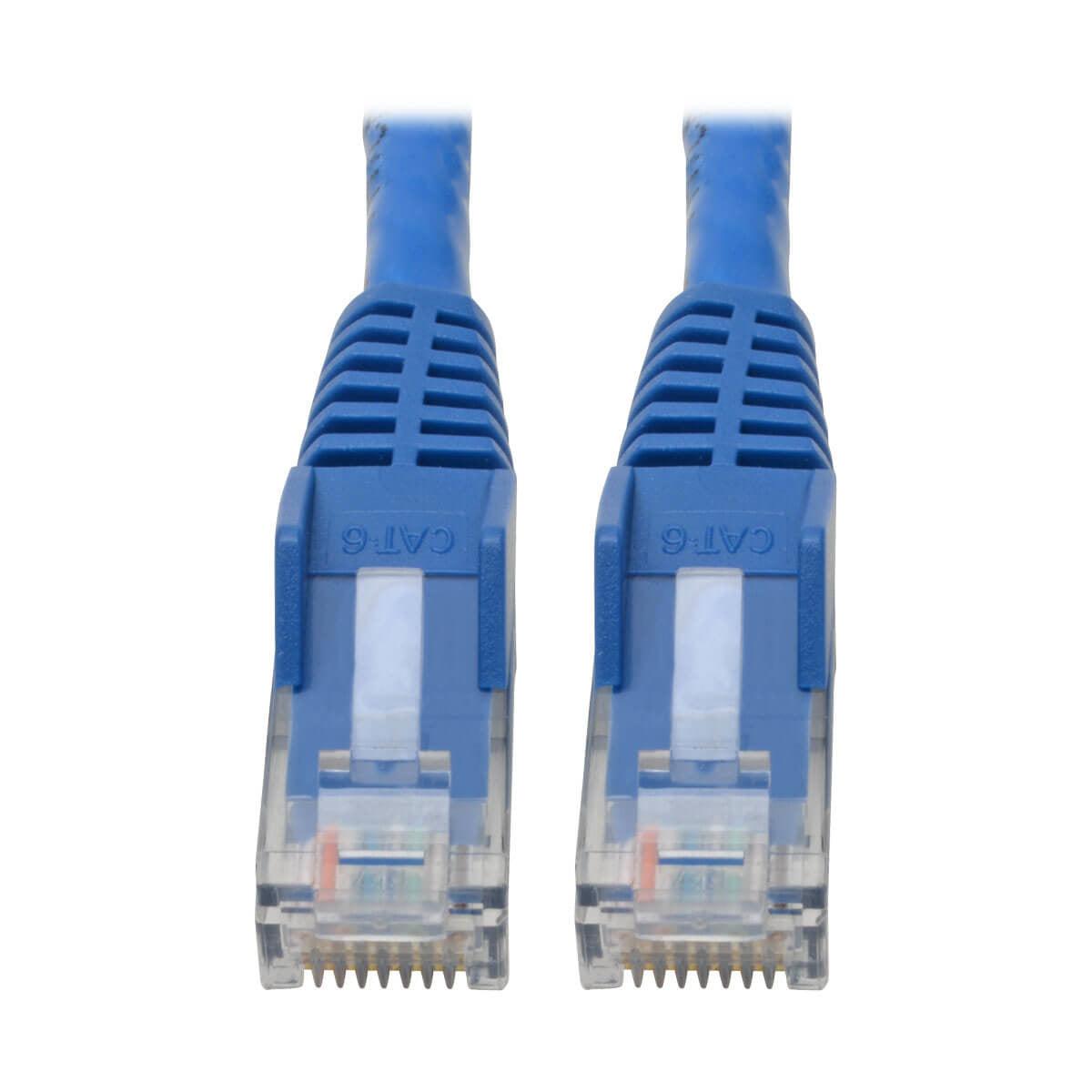 Tripp Lite N201-06N-Bl Cat6 Gigabit Snagless Molded (Utp) Ethernet Cable (Rj45 M/M), Blue, 6-In. (15.24 Cm)