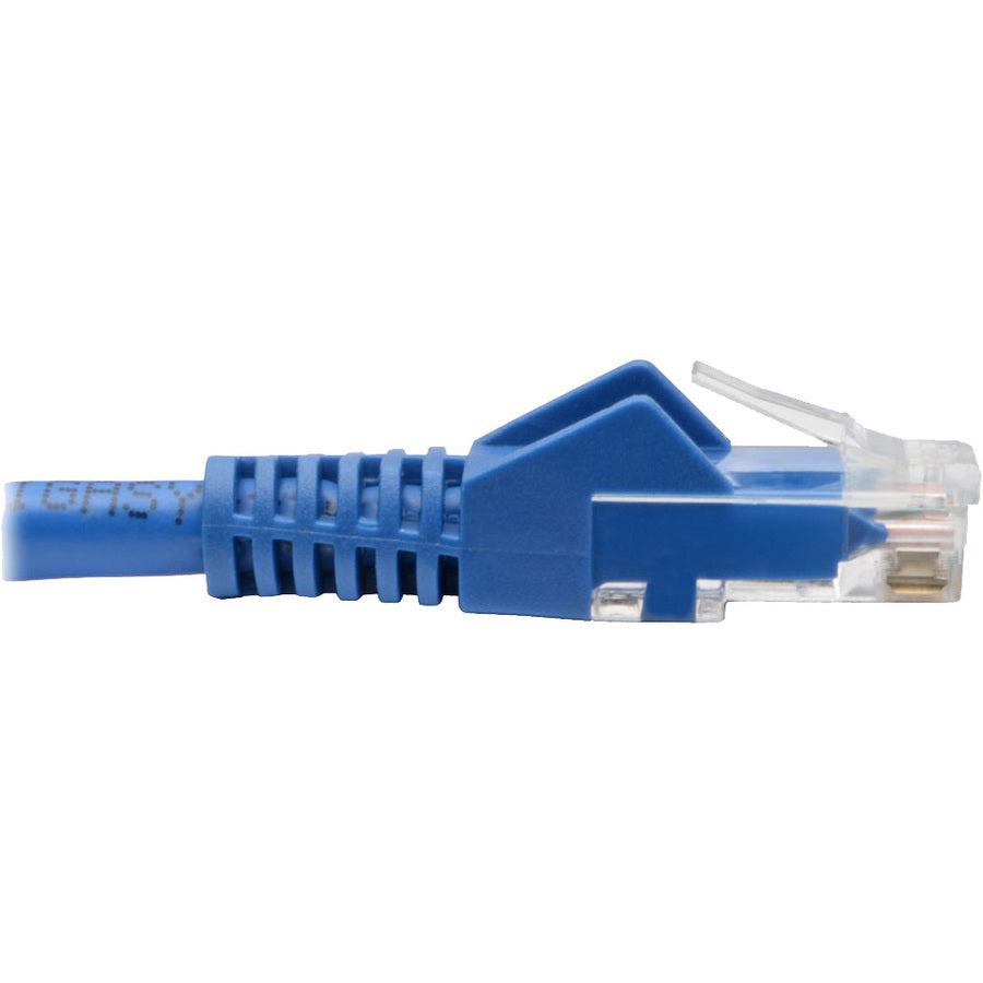 Tripp Lite N201-06N-Bl Cat6 Gigabit Snagless Molded (Utp) Ethernet Cable (Rj45 M/M), Blue, 6-In. (15.24 Cm)