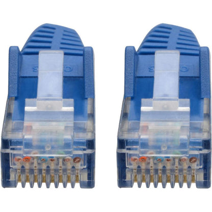 Tripp Lite N201-06N-Bl Cat6 Gigabit Snagless Molded (Utp) Ethernet Cable (Rj45 M/M), Blue, 6-In. (15.24 Cm)