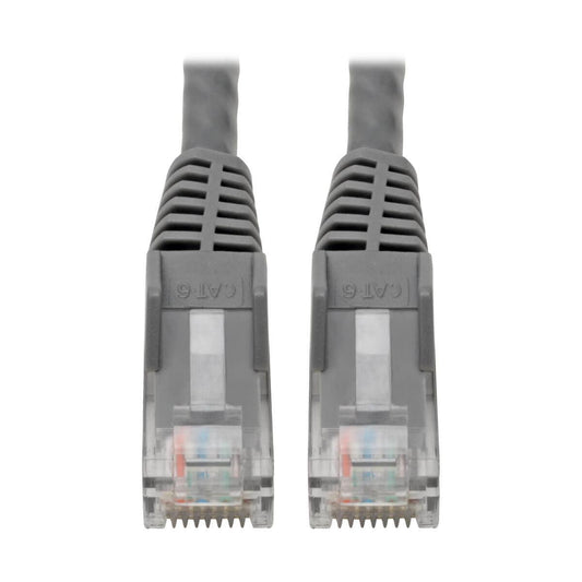 Tripp Lite N201-06N-Gy Cat6 Gigabit Snagless Molded (Utp) Ethernet Cable (Rj45 M/M), Gray, 6-In. (15.24 Cm)