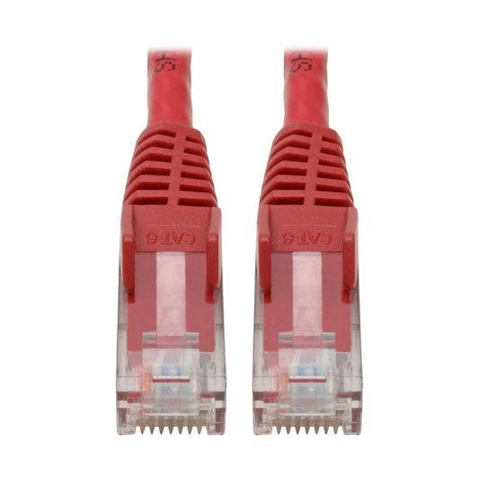 Tripp Lite N201-06N-Rd Cat6 Gigabit Snagless Molded (Utp) Ethernet Cable (Rj45 M/M), Red, 6-In. (15.24 Cm)